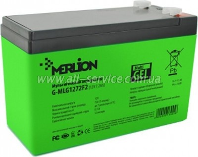 Аккумуляторная батарея Merlion 12V 7.2Ah (G-MLG1272F2) Аккумуляторная батарея Merlion 12V 7.2Ah (G-MLG1272F2)