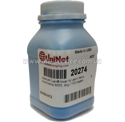 Тонер Uninet Xerox WC 6655 бутль 90г Cyan (20274) Тонер Uninet Xerox WC 6655 бутль 90г Cyan (20274)