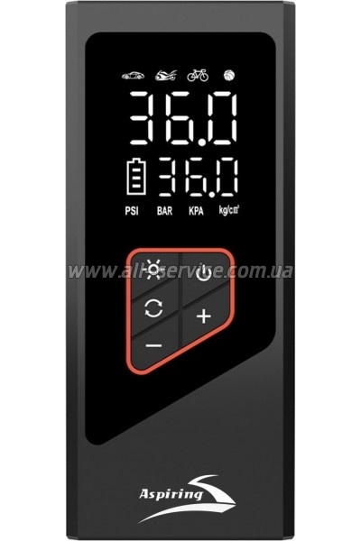 Автомобильный компрессор Aspiring Storm 3 Powerbank 90W 30л Автомобильный компрессор Aspiring Storm 3 Powerbank 90W 30л
