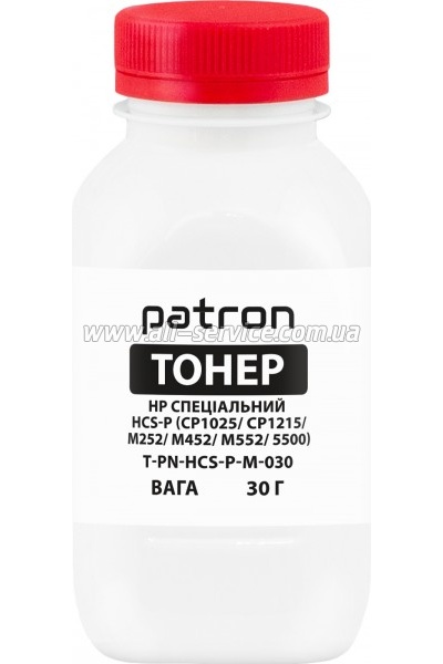 Тонер Patron HP Special HCS-P бутль 30г Magenta (PN-HCS-P-M-030) Тонер Patron HP Special HCS-P бутль 30г Magenta (PN-HCS-P-M-030)