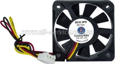Кулер для корпуса Cooling Baby 5010 3PS Кулер для корпуса Cooling Baby 5010 3PS