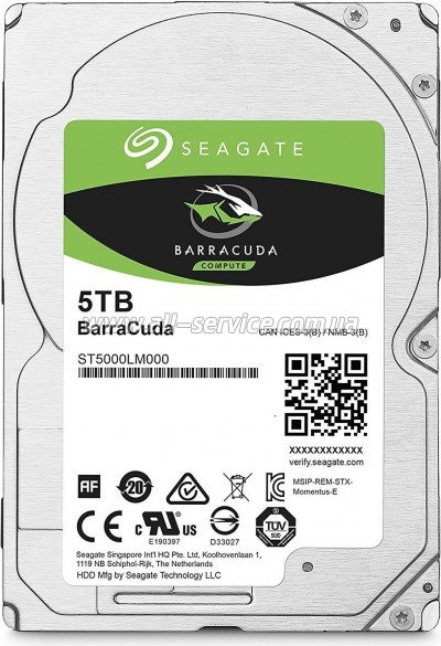 Винчестер Seagate BarraCuda 5TB SATA 3.0 2,5 Винчестер Seagate BarraCuda 5TB SATA 3.0 2,5