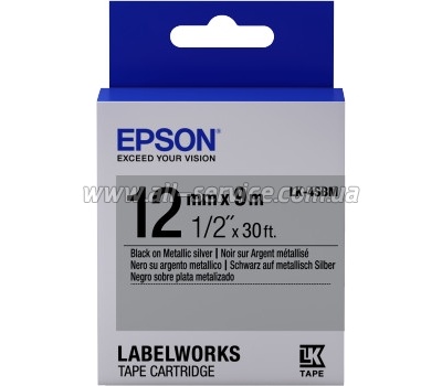  Epson LK4SBM LW-300/ 400/ 400VP/ 700 Metallic Blk (C53S654019)