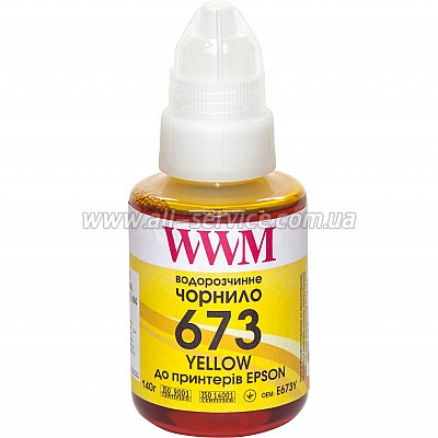  WWM 673  Epson L800 140 Yellow (E673Y)