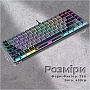 Клавиатура GamePro MK141R Red Swich Low Profile RGB USB Dark Gray (MK141R) Клавиатура GamePro MK141R Red Swich Low Profile RGB USB Dark Gray (MK141R)