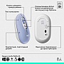 Мышка Logitech POP Mouse With Emoji Bluetooth Lilac (910-007414) Мышка Logitech POP Mouse With Emoji Bluetooth Lilac (910-007414)