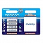  Panasonic Eneloop AA 1900 4BP mAh NI-MH + case (BK-3MCCEC4BE)