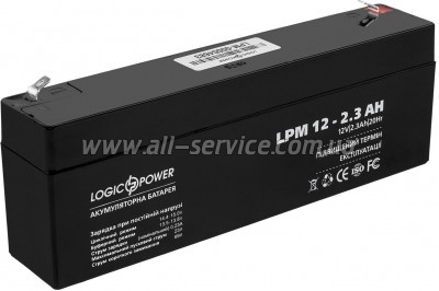 Аккумуляторная батарея LogicPower LPM 12V 2.3Ah (4132) Аккумуляторная батарея LogicPower LPM 12V 2.3Ah (4132)