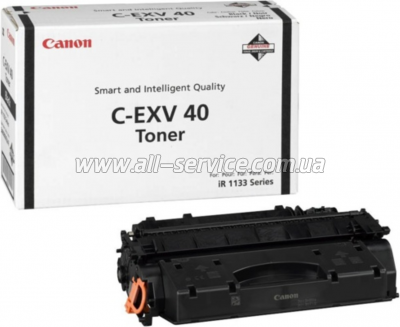 Картридж Canon C-EXV40 МФУ iR1130/ iR1133/ 1133A/ 1133iF (3480B006) Картридж Canon C-EXV40 МФУ iR1130/ iR1133/ 1133A/ 1133iF (3480B006)