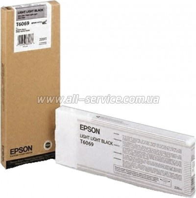 Картридж Epson Stylus Pro 4800/ 4880 light light black (C13T606900) Картридж Epson Stylus Pro 4800/ 4880 light light black (C13T606900)