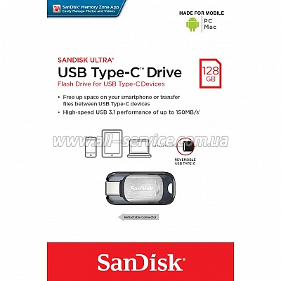  16Gb SanDisk Ultra USB 3.0 (SDCZ48-016G-U46)