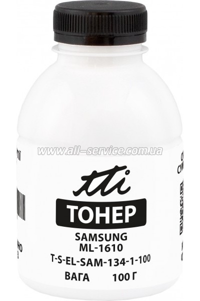 Тонер TTI Samsung ML-1610 бутль 100г Black (TSM-T134-1-100) Тонер TTI Samsung ML-1610 бутль 100г Black (TSM-T134-1-100)