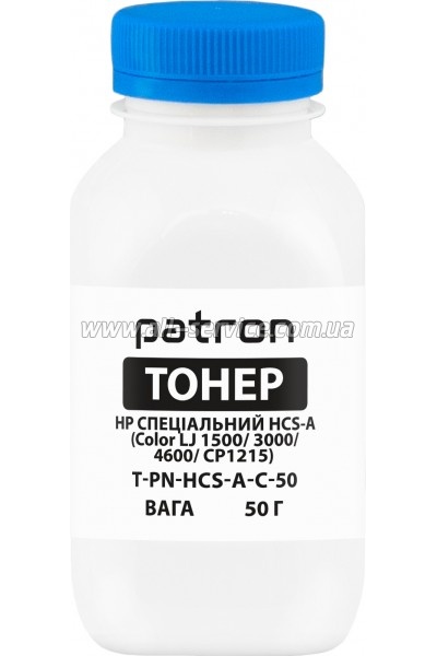 Тонер Patron HP Special HCS-A бутль 50г Cyan (PN-HCS-A-C-050) Тонер Patron HP Special HCS-A бутль 50г Cyan (PN-HCS-A-C-050)