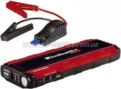 Пуско зарядное устройство Einhell CE-JS 18 Jump Starter Power Bank, 18000мАг, 2хUSB 5В, 12В, пуск 600A (1091531) Пуско зарядное устройство Einhell CE-JS 18 Jump Starter Power Bank, 18000мАг, 2хUSB 5В, 12В, пуск 600A (1091531)