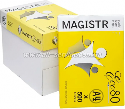 Бумага офисная Magistr Eco 80 г/м A4 500л класс С (1.152) Бумага офисная Magistr Eco 80 г/м A4 500л класс С (1.152)