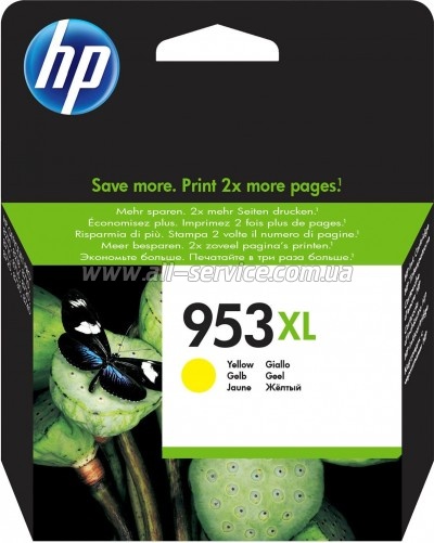 Картридж HP №953XL HP Officejet Pro 8210/ 8710/ 8720/ 8725/ 8730 Yellow (F6U18AE) Картридж HP №953XL HP Officejet Pro 8210/ 8710/ 8720/ 8725/ 8730 Yellow (F6U18AE)