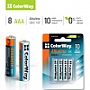  ColorWay AAA LR03 Alkaline Power * 8 blister (CW-BALR03-8BL)
