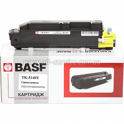  BASF Kyoera Mita ECOSYS M6030cdn/ TK-5140  1T02NRANL0 Yellow (BASF-KT-TK5140Y)