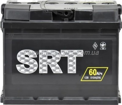 Аккумулятор автомобильный SRT 6СТ-60АЗ 1 L2 510А 12V Аккумулятор автомобильный SRT 6СТ-60АЗ 1 L2 510А 12V