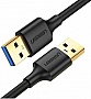 Дата кабель USB 3.0 AM/AM 0.5m US128 black Ugreen (10369) Дата кабель USB 3.0 AM/AM 0.5m US128 black Ugreen (10369)