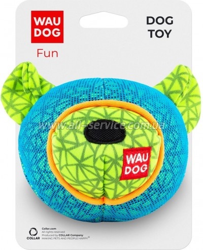 Игрушка для собак WAUDOG Fun Мишка 12х11 см голубая (62052) Игрушка для собак WAUDOG Fun Мишка 12х11 см голубая (62052)