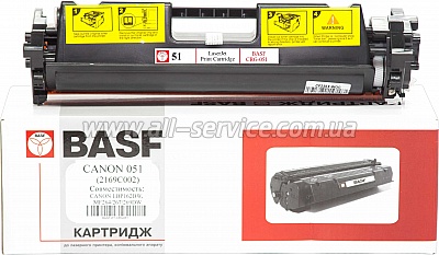  BASF Canon LBP-162DW/ MF264/ 267/ 269DW  Canon 051/ 2168C002 (BASF-KT-CRG051)