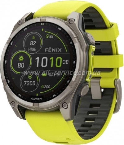Смарт-часы Garmin fenix 8 47mm,Saph Solar, BareTi/Graphite,AmpYe/GrphBnd (010-02906-21) Смарт-часы Garmin fenix 8 47mm,Saph Solar, BareTi/Graphite,AmpYe/GrphBnd (010-02906-21)