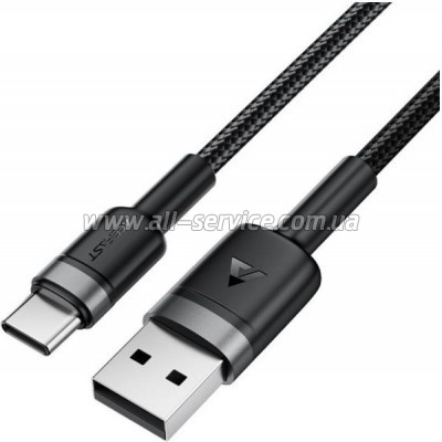 Дата кабель USB 2.0 AM to USB-C 1.2m 60W black Acefast (6974316285144) Дата кабель USB 2.0 AM to USB-C 1.2m 60W black Acefast (6974316285144)