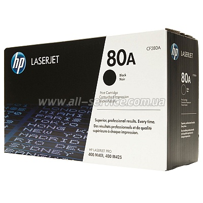  HP LJ 80A M425dn/ M425dw/ M401a/ M401d/ M401dn/ M401dw (CF280A)