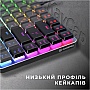 Клавиатура GamePro MK141R Red Swich Low Profile RGB USB Dark Gray (MK141R) Клавиатура GamePro MK141R Red Swich Low Profile RGB USB Dark Gray (MK141R)
