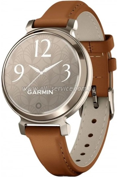 �����-���� Garmin Lily 2 Classic, Cream Gold/Tan (010-02839-02)