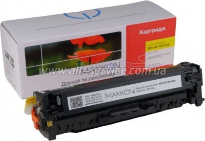 �������� Makkon HP LJ Pro M351 / M451 ������ CE412A Yellow (MN-HP-SE412A)