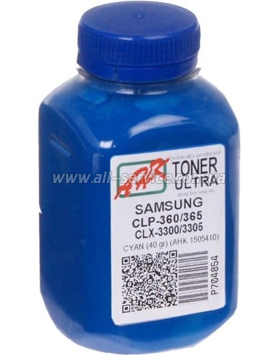   Samsung CLP-360/ 365/ CLX-3300/ 3305  40 Cyan (1505410) Ultra color
