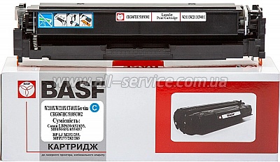  BASF Canon LBP631/ HP M252  W2211X/ 5105C002 Cyan (BASF-KT-067CH-WOC)  