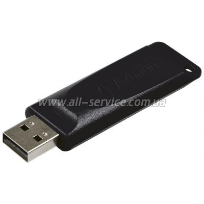  16Gb VERBATIM USB Drive STORE'N'GO SLIDER BLACK (98696)