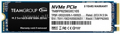 SSD  Team M.2 2280 256GB (TM8FP6256G0C101)