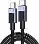 ���� ������ USB-C to USB-C 3.0m 100W L512 gray Ugreen (45065)
