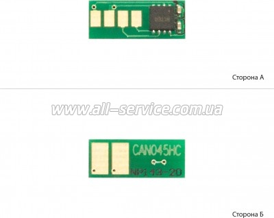 Чип АНК Canon MF610/ MF630/ MF635/ LBP611/ LBP613/ Canon 045C Cyan (3203137) Чип АНК Canon MF610/ MF630/ MF635/ LBP611/ LBP613/ Canon 045C Cyan (3203137)