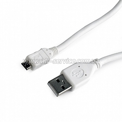  Cablexpert  micro USB2.0  AM/micro BM  1   (CCP-mUSB2-AMBM-W-1M)