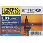  JetTec  Epson Stylus Photo R270/ T50/ TX650  C13T08224A10/ C13T11224A10 Cyan (110E008202)