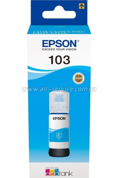 Контейнер Epson 103 Epson L3100/ 3110/ 3150 cyan (C13T00S24A) Контейнер Epson 103 Epson L3100/ 3110/ 3150 cyan (C13T00S24A)