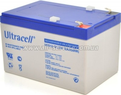    Ultracell 12V-12Ah, AGM (UCG12-12)