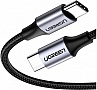���� ������ USB-C to USB-C 1.0m US261 3A Gray / Black Ugreen (50150)