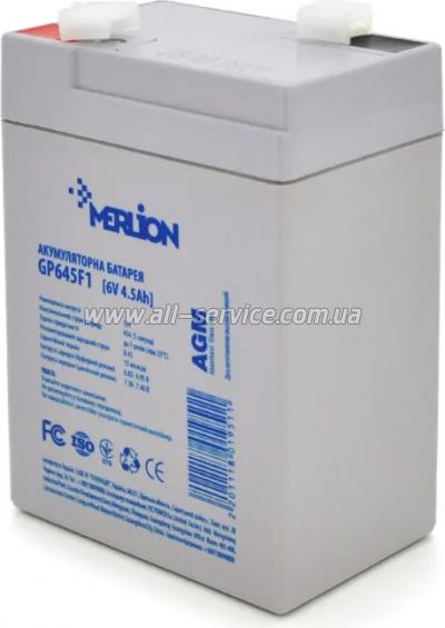 �������������� ������� Merlion 6V 4.5Ah (GP645F1)