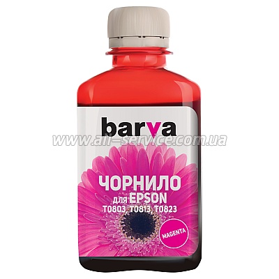  Barva Epson T0811/ 1410/ P50/ T50/ R270/ TX650 Magenta 180  (E081-141)