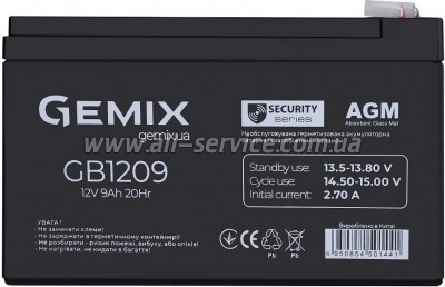    Gemix GB 12V 9Ah (GB1209)