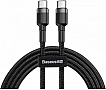 ���� ������ USB-C to USB-C 2.0m USB 3.1 3A grey-black Baseus (CATKLF-HG1)