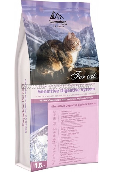     Carpathian Pet Food Sensitive Digestive System 1.5  (4820111140954)