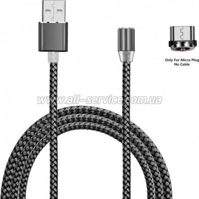 Дата кабель USB 2.0 AM to Micro 5P 1.2m Magneto grey XoKo (SC-355m MGNT-GR) Дата кабель USB 2.0 AM to Micro 5P 1.2m Magneto grey XoKo (SC-355m MGNT-GR)