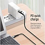 ���� ������ USB-C to USB-C 1.0m PD Fast Charging 65W 3� grey ColorWay (CW-CBPDCC040-GR)